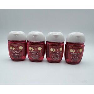 Bath and Body Works PocketBac Hand‎ Sanitizer Champagne Apple & Honey 4 Pack